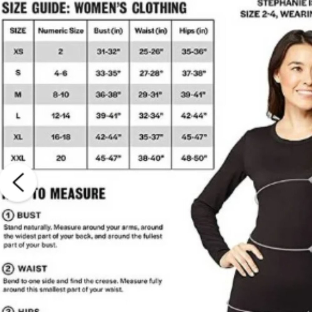 32 Degrees HEAT Women’s Top 2-Pack Black Size Medium NEW 🎉Host Pick🎉 - Picture 6 of 8